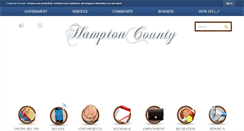 Desktop Screenshot of hamptoncountysc.org