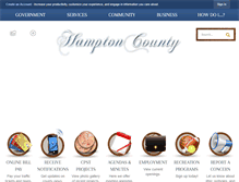 Tablet Screenshot of hamptoncountysc.org